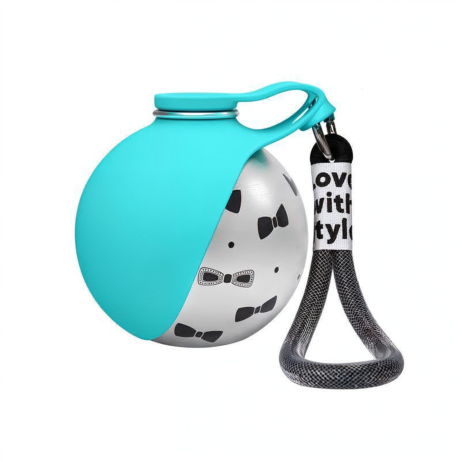 2-in-1 Leak-Proof Dog Water Bottle with Travel Bowl