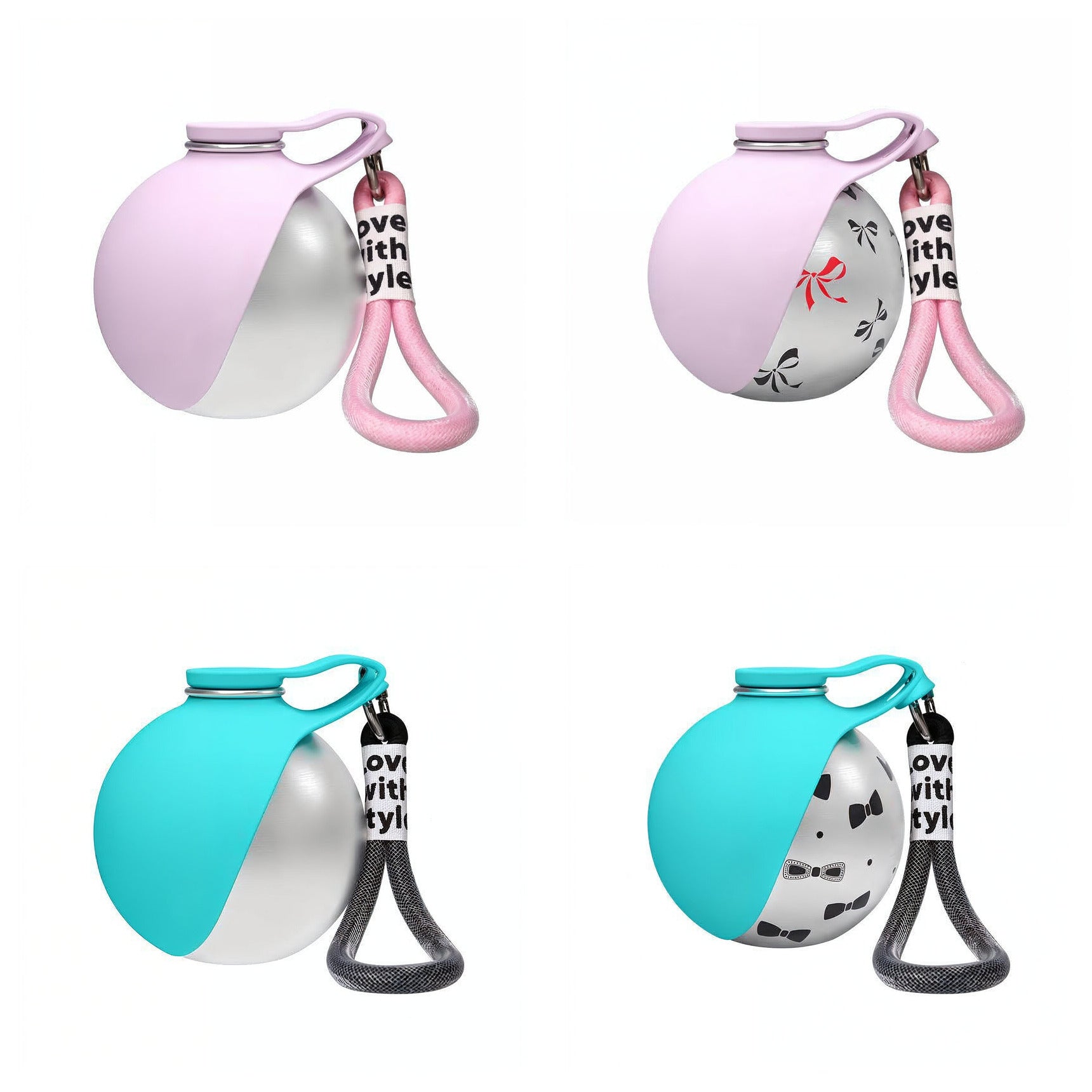 2-in-1 Leak-Proof Dog Water Bottle with Travel Bowl